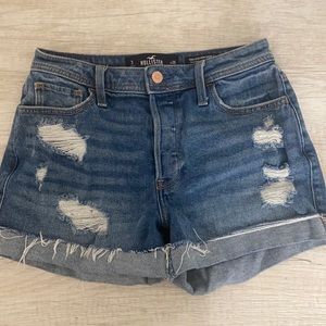 Hollister High Rise Jean Shorts